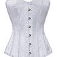 Deedee Steel Boned Overbust White Corset