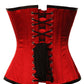 Portia Steel Boned Overbust Red Corset