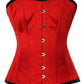 Portia Steel Boned Overbust Red Corset