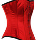 Portia Steel Boned Overbust Red Corset