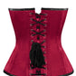 Rhosyn Overbust Maroon Corset