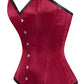 Rhosyn Overbust Maroon Corset