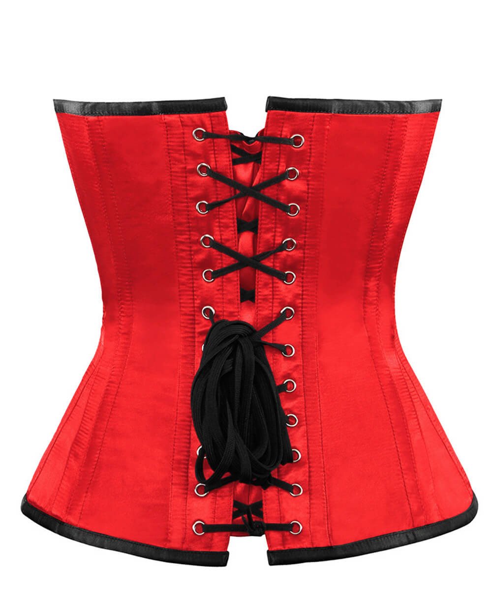 Lenita Overbust Red Corset