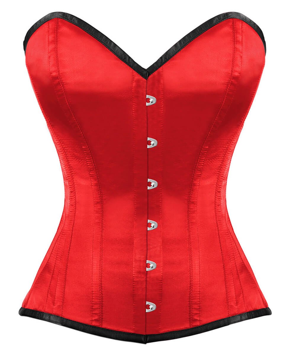 Lenita Overbust Red Corset