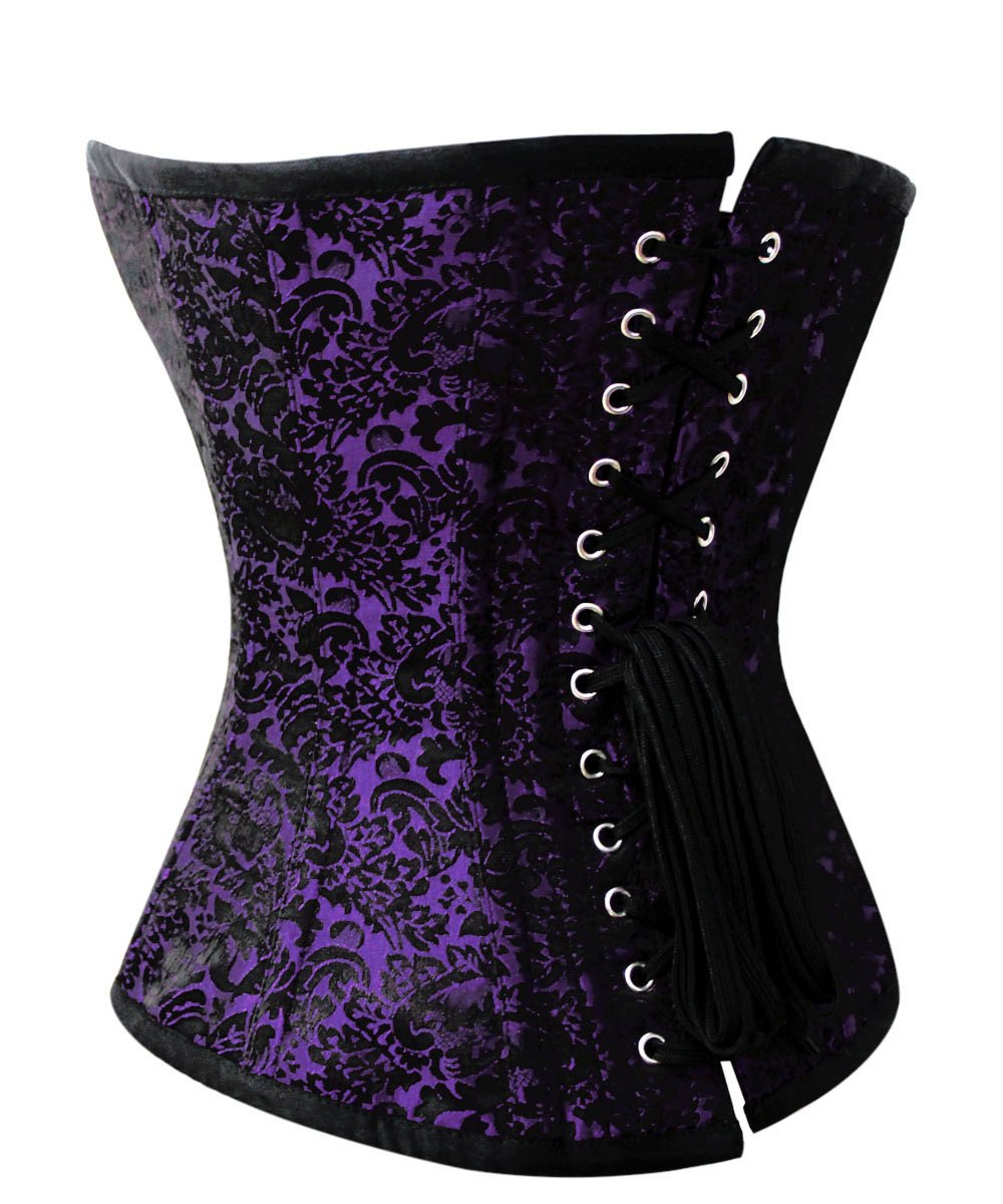 Brigantia Brocade Overbust Gothic Corset