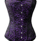 Brigantia Brocade Overbust Gothic Corset