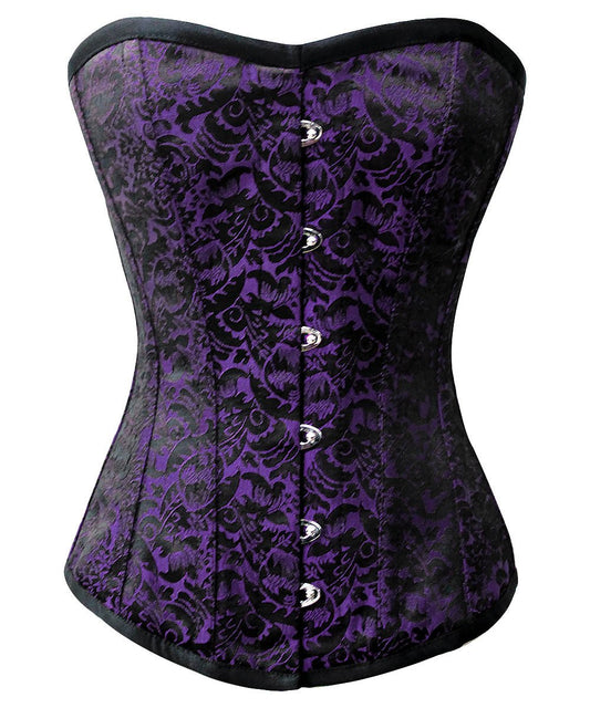 Brigantia Brocade Overbust Gothic Corset
