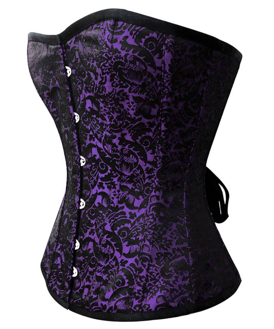 Brigantia Brocade Overbust Gothic Corset