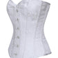 Reilly Brocade Overbust Gothic Corset for Plus Size