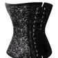 Nara Brocade Overbust Gothic Corset