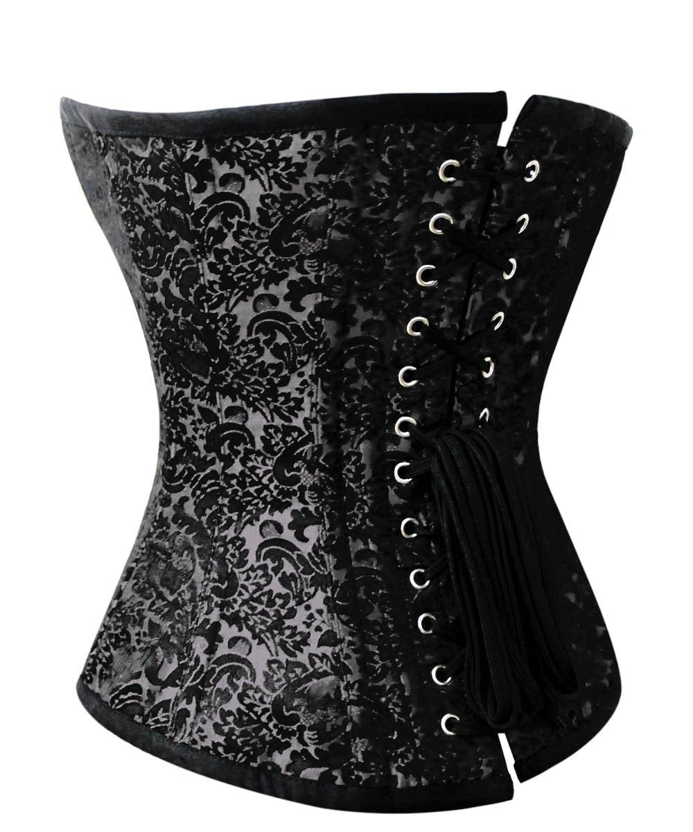 Nara Brocade Overbust Gothic Corset