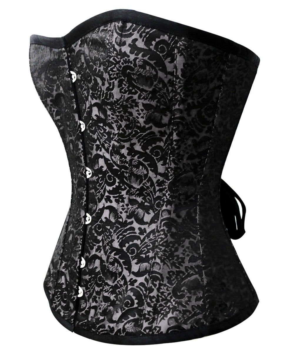 Nara Brocade Overbust Gothic Corset