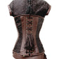 Lazare Steampunk Overbust Corset with Detachable Belt
