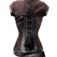 Reyna Steampunk Overbust Corset with Detachable Belt