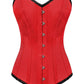 Hoglah Overbust Red Long Corset