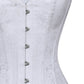 Ida White Brocade Gothic Corset