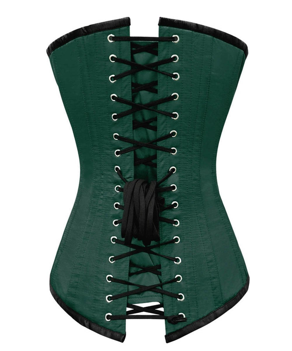 Roanne Overbust Green Corset