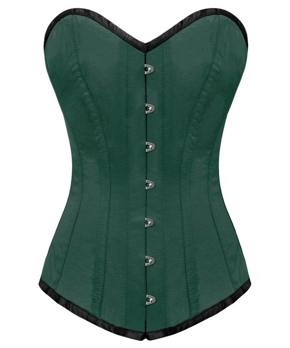Roanne Overbust Green Corset