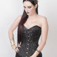 Haady Black Brocade Corset Overbust