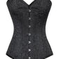 Haady Black Brocade Corset Overbust