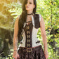 Bertram Steampunk Overbust Corset with Shrug