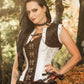 Bertram Steampunk Overbust Corset with Shrug
