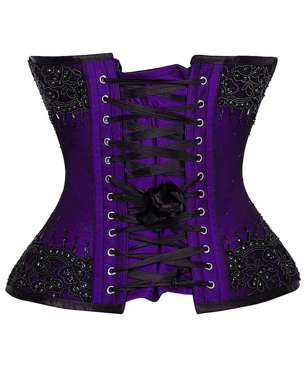 Lennie Overbust Purple Couture Corset