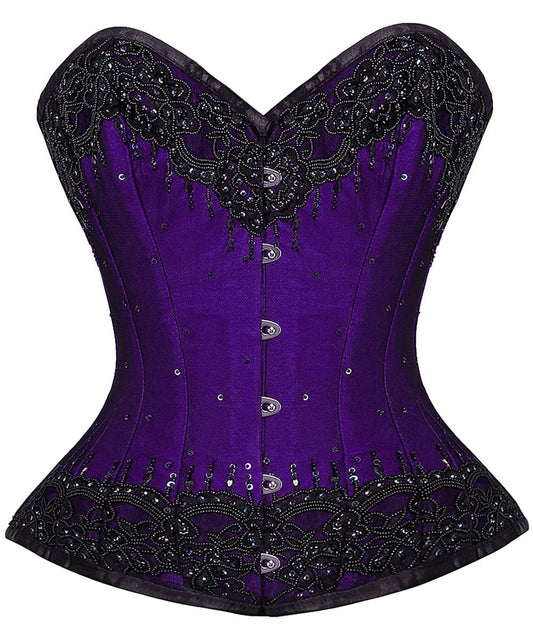 Lennie Overbust Purple Couture Corset