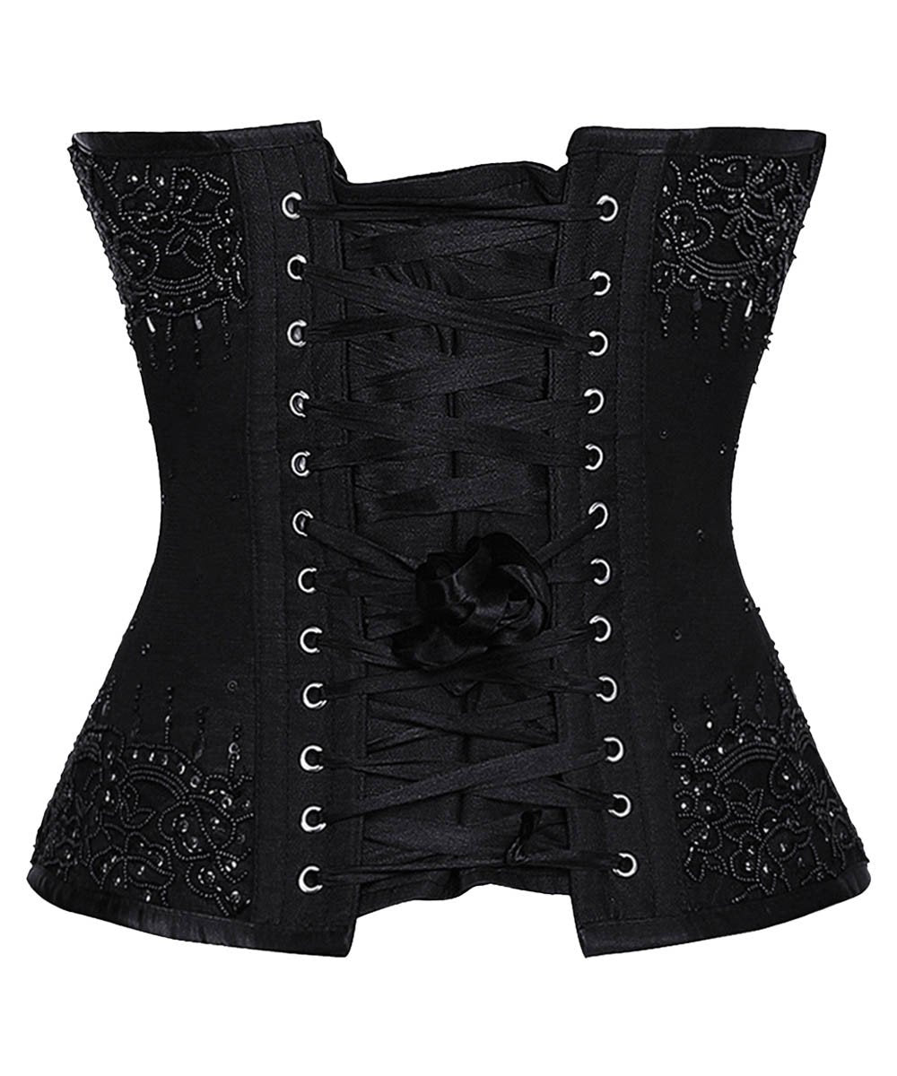 Carita Black Overbust Couture Corset
