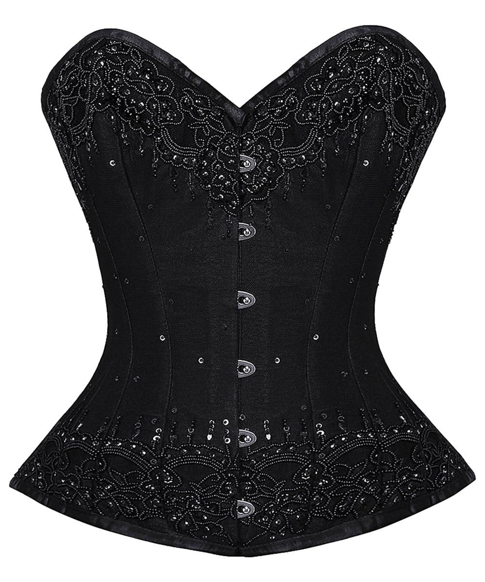 Carita Black Overbust Couture Corset