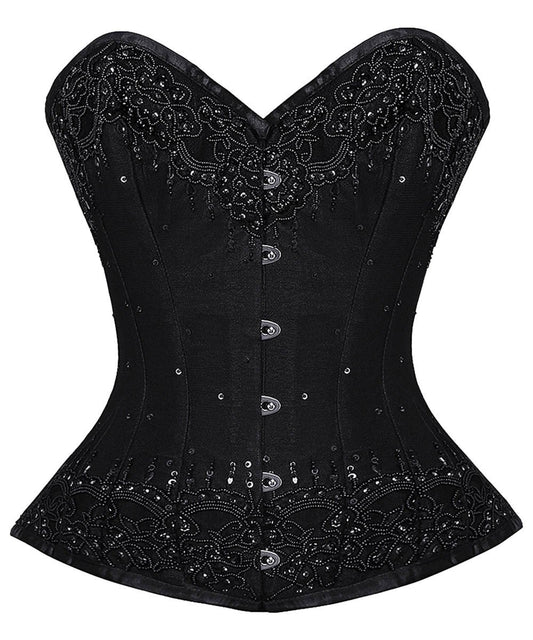 Carita Black Overbust Couture Corset