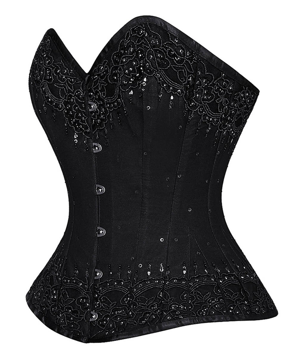 Carita Black Overbust Couture Corset