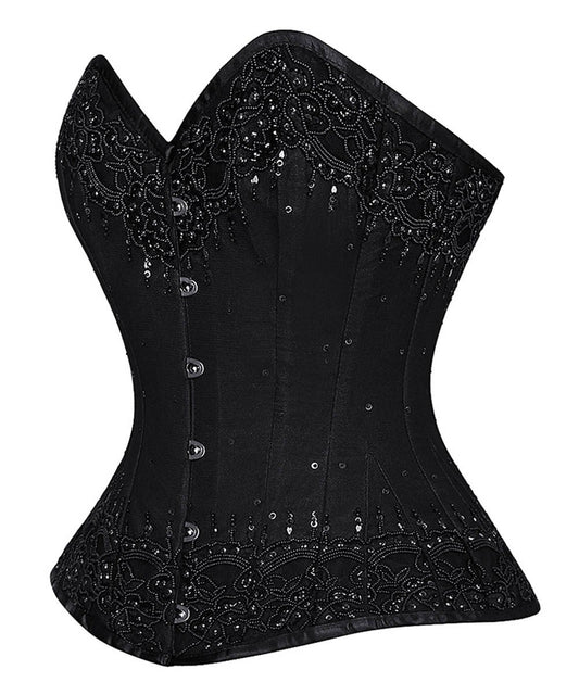 Carita Black Overbust Couture Corset