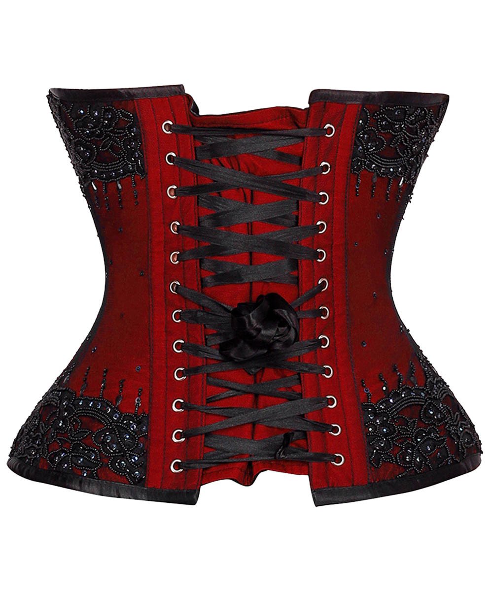 Leksi Lace Overlay Overbust Couture Corset