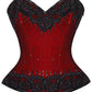 Leksi Lace Overlay Overbust Couture Corset