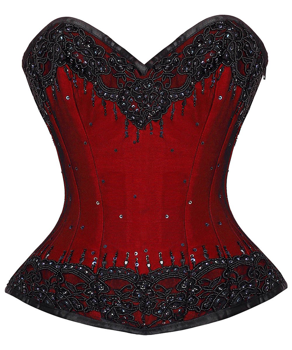 Leksi Lace Overlay Overbust Couture Corset