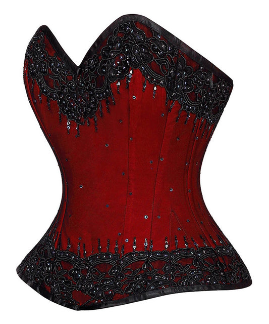 Leksi Lace Overlay Overbust Couture Corset