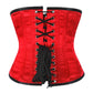 Fulhert Steel Boned Underbust Red Corset