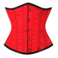 Fulhert Steel Boned Underbust Red Corset