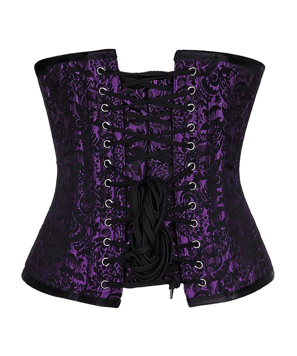 Rocio Brocade Underbust Steel Bone Corset