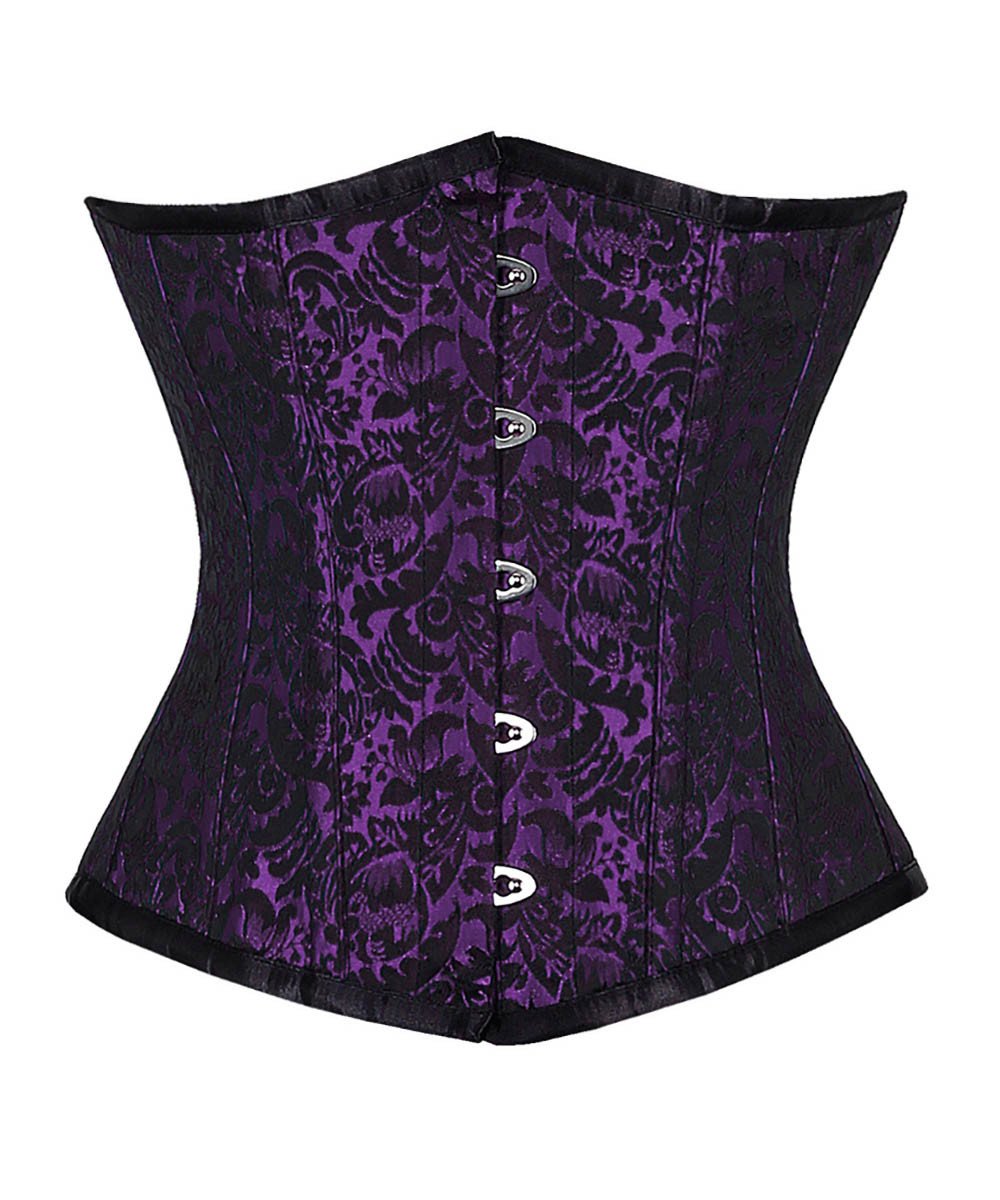Rocio Brocade Underbust Steel Bone Corset