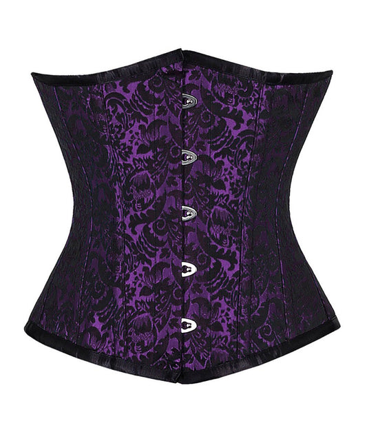 Rocio Brocade Underbust Steel Bone Corset