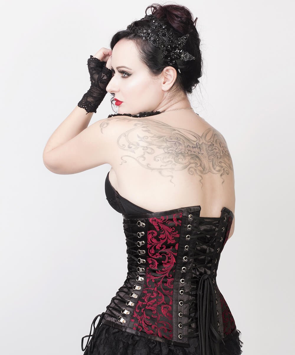 Paityn Criss Cross Underbust Gothic Corset