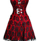 Mirabel Gothic Lace Overlay Corset Dress