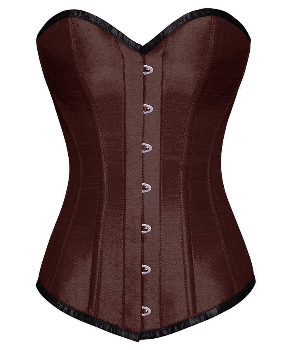Caralea Overbust Brown Long Corset