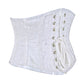 Wido Gothic Underbust White Brocade Corset