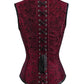 Ariana Gothic Steel Boned Corset with Shoulder Straps