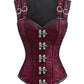 Ariana Gothic Steel Boned Corset with Shoulder Straps