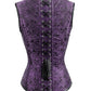 Eartha Brocade Gothic Overbust Corset with Shoulder Staps
