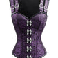 Eartha Brocade Gothic Overbust Corset with Shoulder Staps